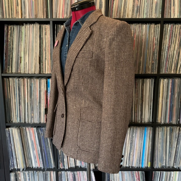 wool blazer jacket 80s 90s vintage preppy fall - Picture 7 of 12